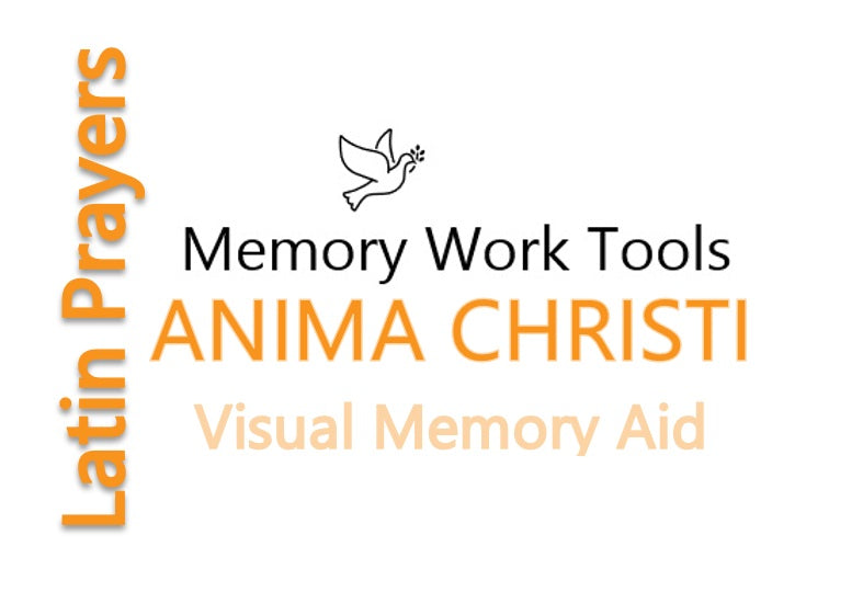 Latin Prayers - Anima Christi - Visual Aid