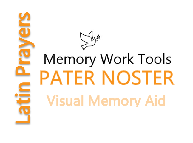 Latin Prayers - Pater Noster - Visual Aid