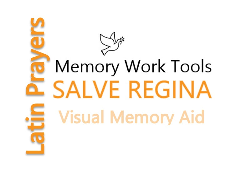 Latin Prayers - Salve Regina - Visual Aid