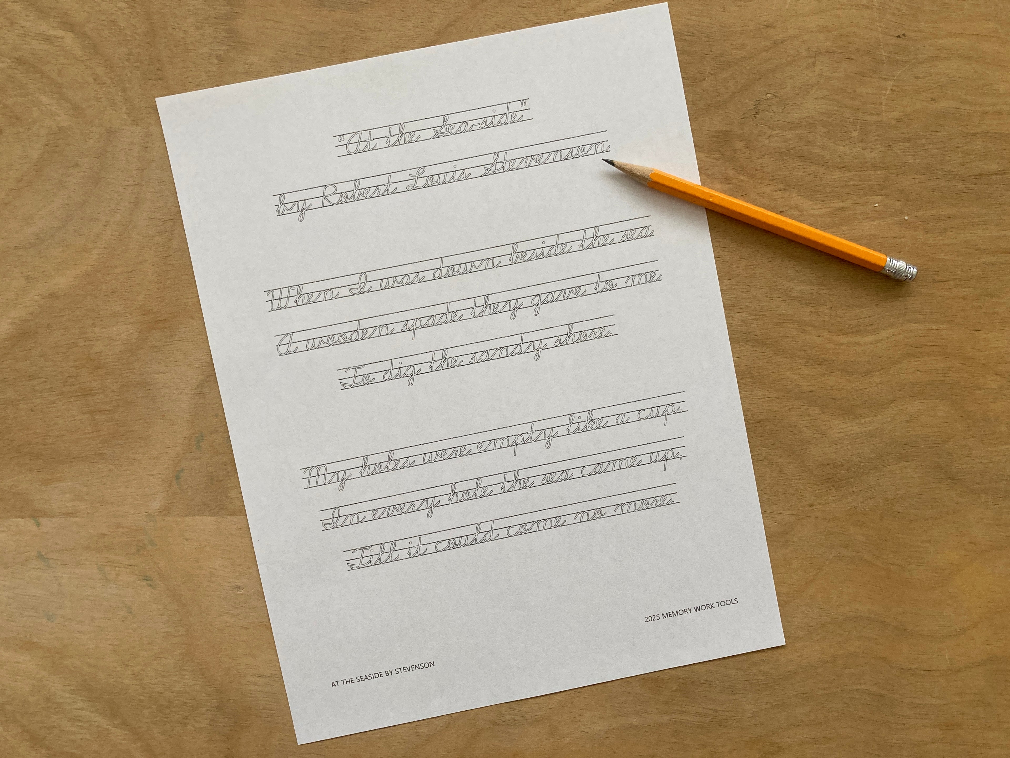 Poetry - At the Seaside by Robert Louis Stevenson