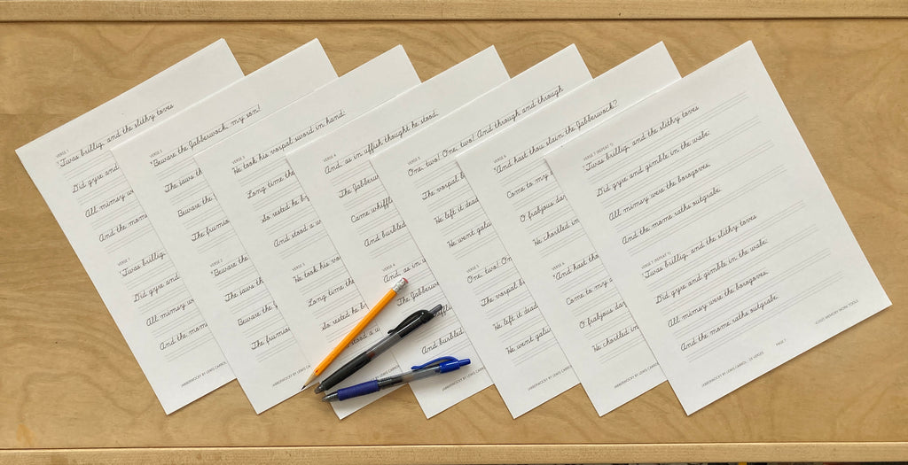 Poetry - Jabberwocky by Lewis Carroll