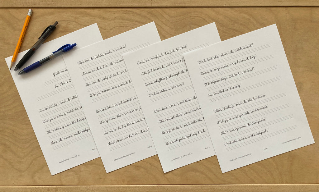 Poetry - Jabberwocky by Lewis Carroll