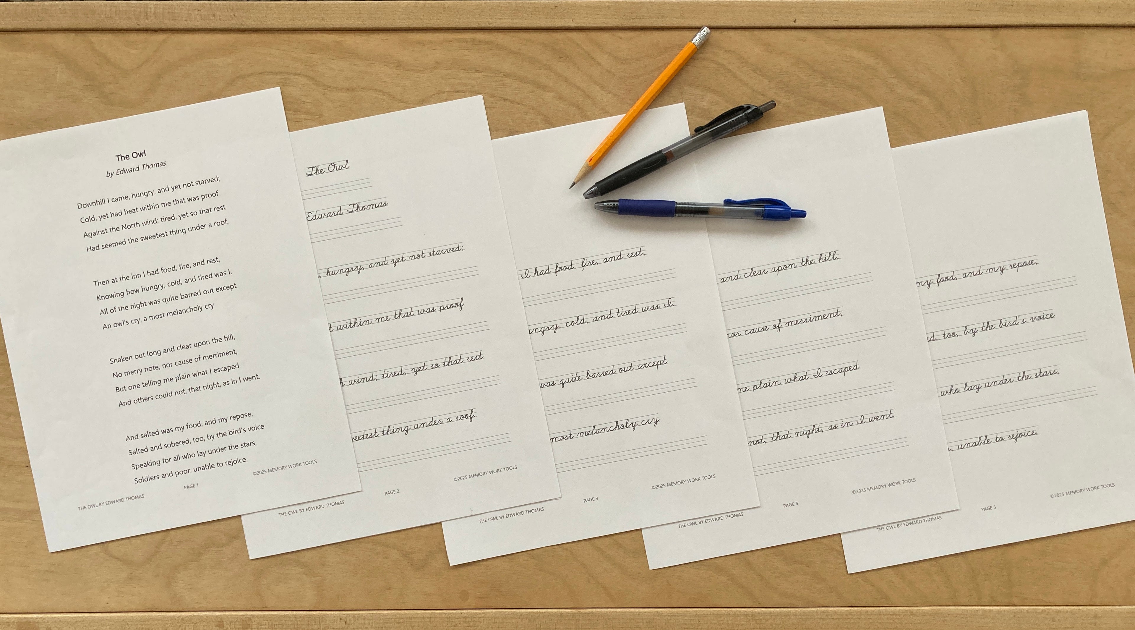 Poetry - The Owl by Edward Thomas