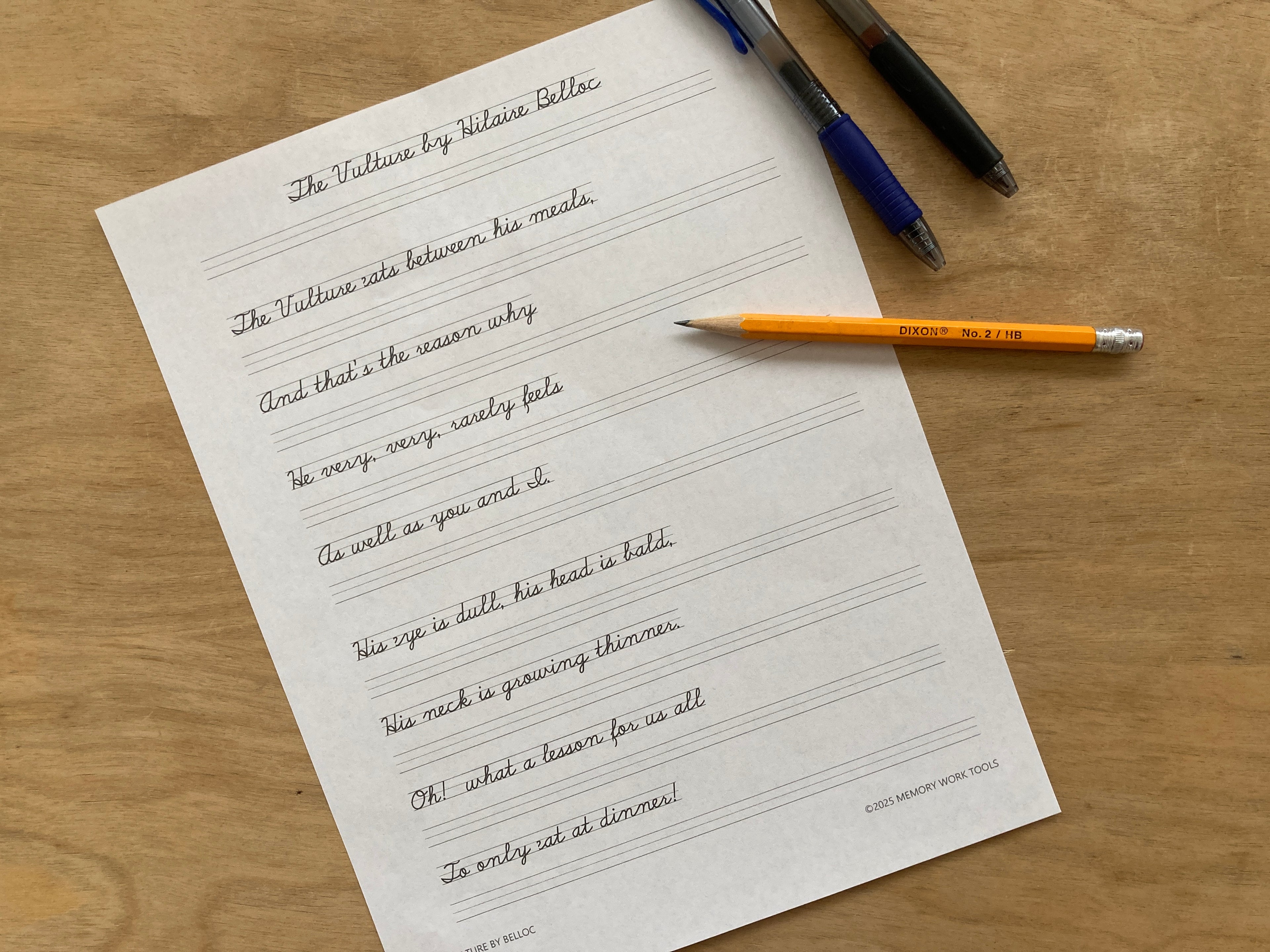 Poetry - The Vulture by Hilaire Belloc